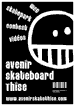 logo avenir skateboard thise